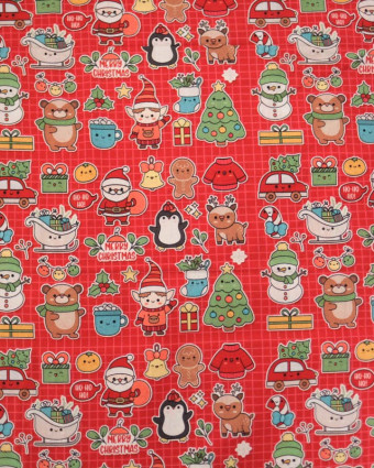 Coton de Noël Kawaii Christmas - Mercerine