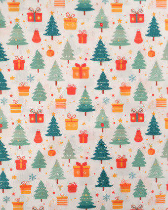 Coton de Noël Forêt de Noël - Mercerine