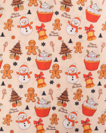 Coton de Noël Candy Christmas - Mercerine