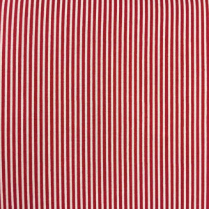 Coton rayé rouge  bordeaux x10cm