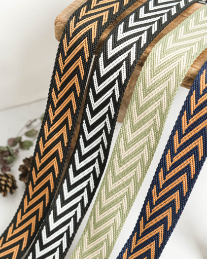Sangle Chevrons Bicolore - Mercerine