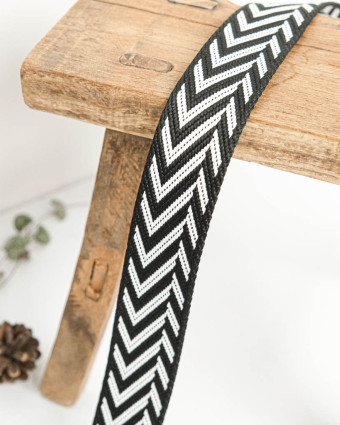 Sangle Chevrons Bicolore - Mercerine