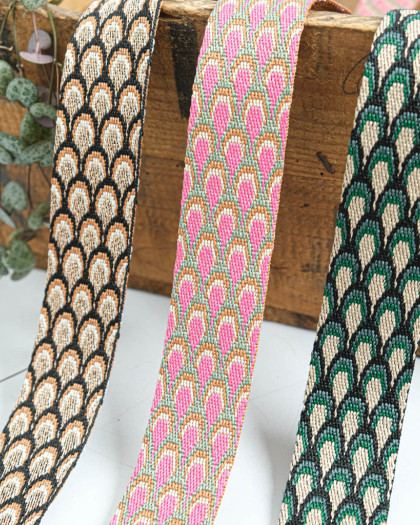 Sangle Motif Paon - Mercerine
