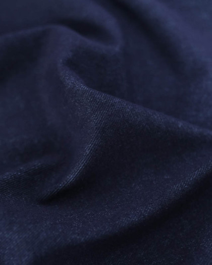 Tissu Jegging Bleu Brut Foncé - Mercerine