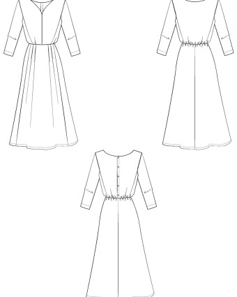 Patron Robe Notte - Maison Fauve | Mercerine