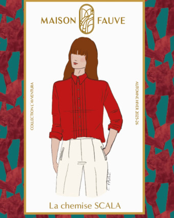 Patron Chemise Scala - Maison Fauve | Mercerine