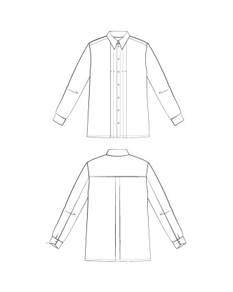 Patron Chemise Scala - Maison Fauve | Mercerine