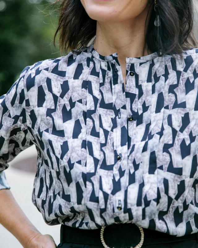 Patron Chemise Scala - Maison Fauve | Mercerine