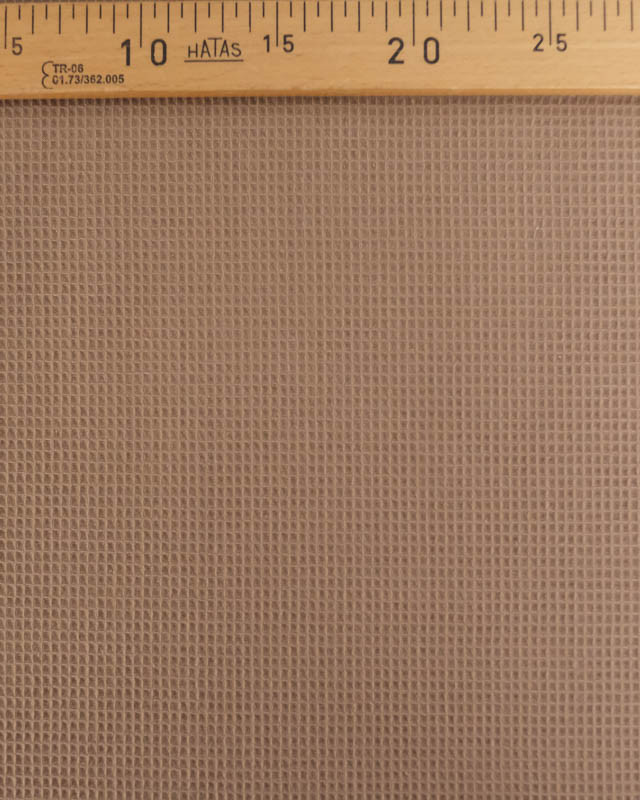 Tissu Mini Nid d'Abeille Taupe- Mercerine