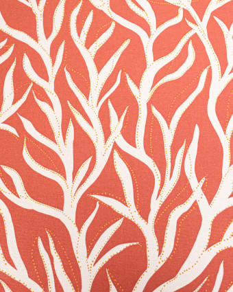 Toile Haute Savoie Posedonia Terracotta - Mercerine