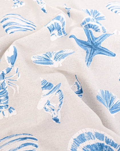 Toile Savoie Bigorneau Bleu - Mercerine