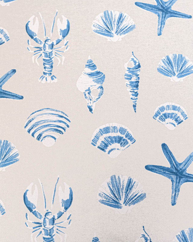 Toile Savoie Bigorneau Bleu - Mercerine