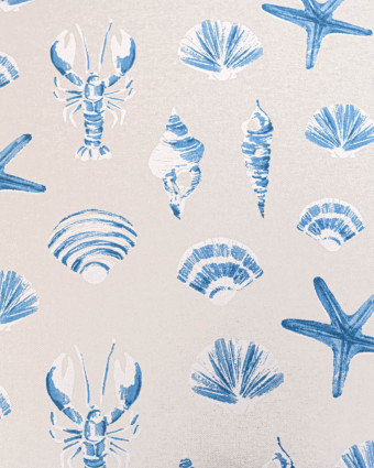 Toile Savoie Bigorneau Bleu - Mercerine