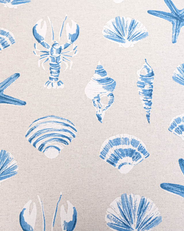 Toile Savoie Bigorneau Bleu - Mercerine