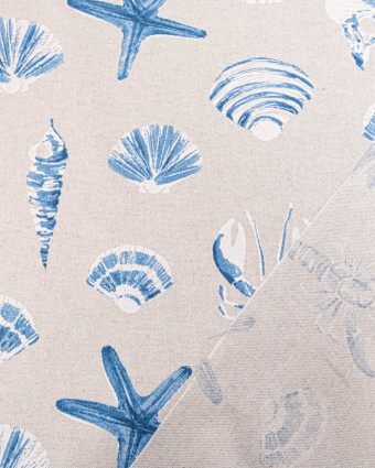 Toile Savoie Bigorneau Bleu - Mercerine