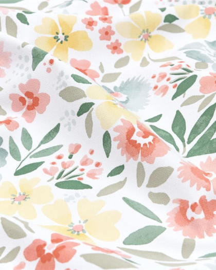 Tissu Tisseo Regine Fleuri - Mercerine