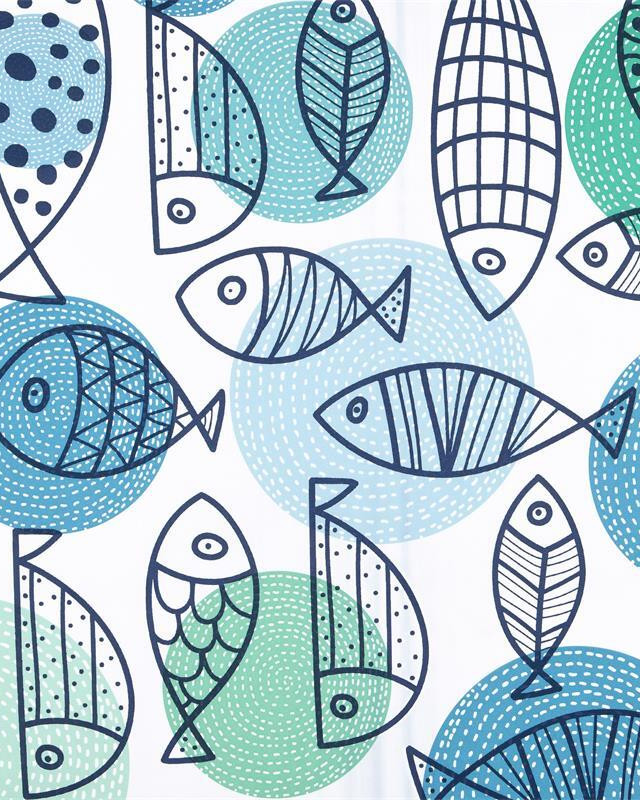 Tissu Tisseo Daurade Bleu - Mercerine