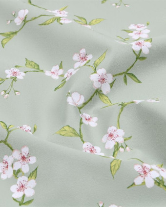 Tissu Tisseo Sapporo Vert - Mercerine