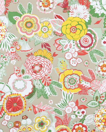 Tissu Tisseo Alizée Fleuri - Mercerine