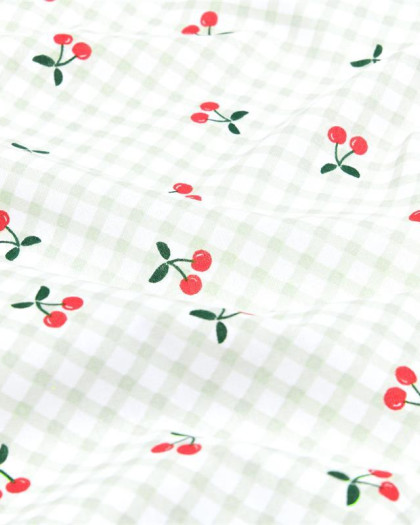 Toile Lorraine Cerises - Mercerine