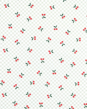 Toile Lorraine Cerises - Mercerine