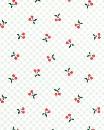 Toile Lorraine Cerises - Mercerine