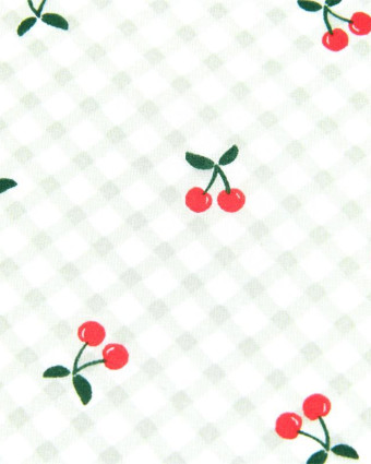 Toile Lorraine Cerises - Mercerine