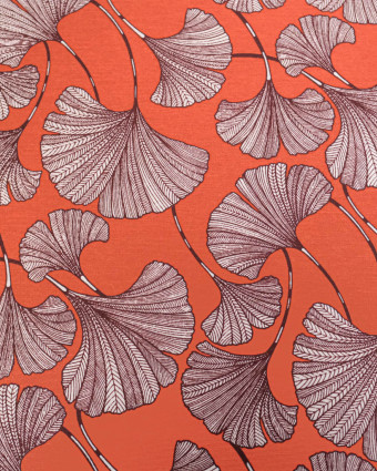 Bachette Andorre Enduite Gingko Terracotta - Mercerine