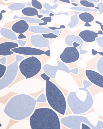 Bachette Andorre Enduite Dorade Bleu - Mercerine