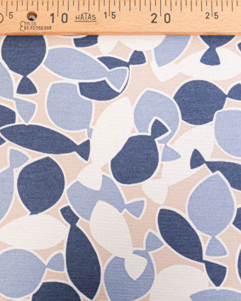 Bachette Andorre Enduite Dorade Bleu - Mercerine
