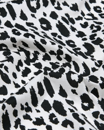 Toile Corrèze Damani Noir - Mercerine