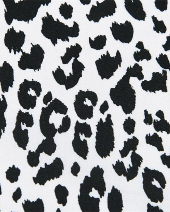 Toile Corrèze Damani Noir - Mercerine