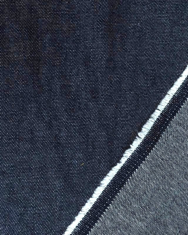 Tissu Chambray Coton indigo César  - Mercerine