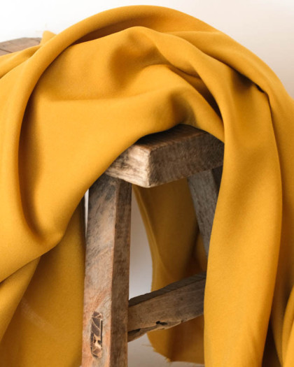 Viscose Unie Moutarde - Mercerine