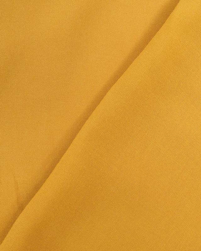 Tissu Viscose Unie Moutarde  Alina  - Mercerine