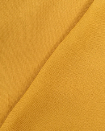 Tissu Viscose Unie Moutarde  Alina  - Mercerine