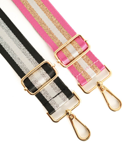 Bandoulière Lurex Rayures - Mercerine