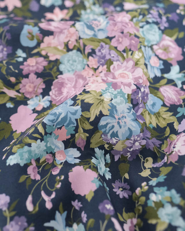 Tissu Liberty Fabrics@ & Bridgerton Tana Lawn® - Bouquet Parade C - Mercerine