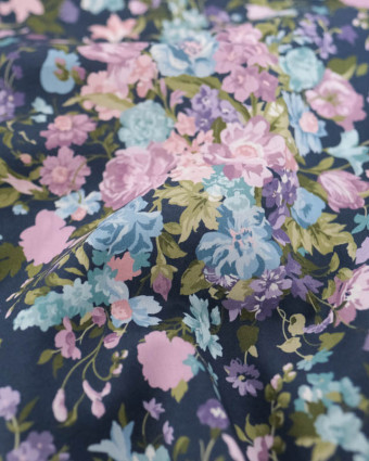 Tissu Liberty Fabrics@ & Bridgerton Tana Lawn® - Bouquet Parade C - Mercerine