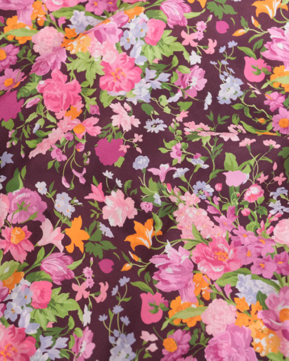 Tissu Liberty Fabrics@ & Bridgerton Tana Lawn® - Bouquet Carnival A - Mercerine