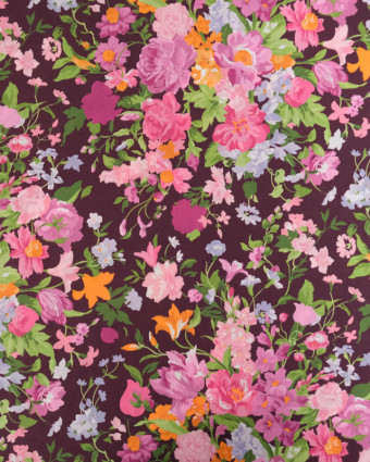 Tissu Liberty Fabrics@ & Bridgerton Tana Lawn® - Bouquet Carnival A - Mercerine