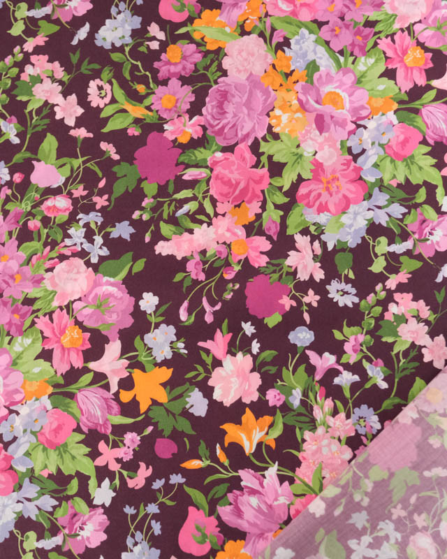 Tissu Liberty Fabrics@ & Bridgerton Tana Lawn® - Bouquet Carnival A - Mercerine