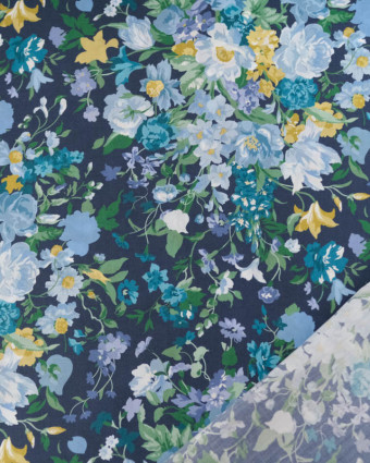 Tissu Liberty Fabrics@ & Bridgerton Tana Lawn® - Bouquet Carnival B - Mercerine