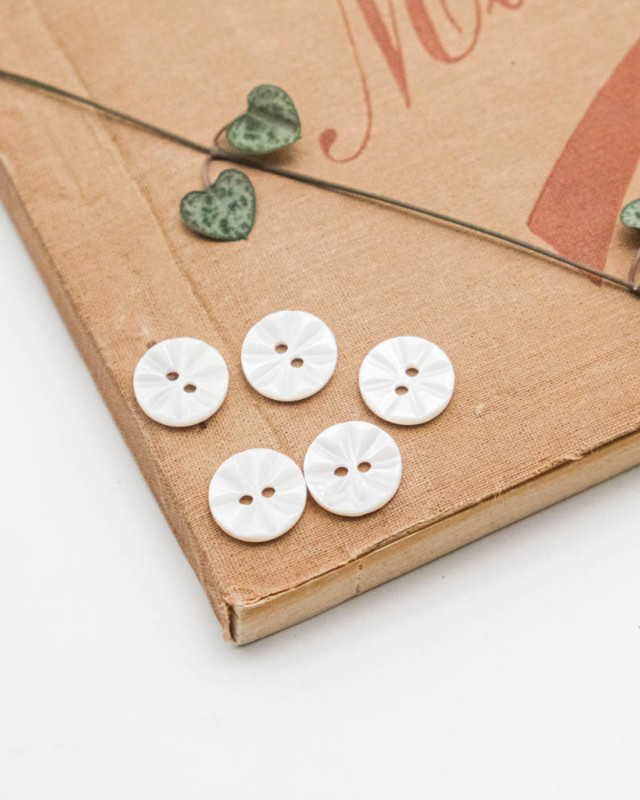 Bouton Nacré Motif Etoile - Mercerine