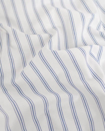 Tissu Coton Imprimé Regence Bleu - Mercerine