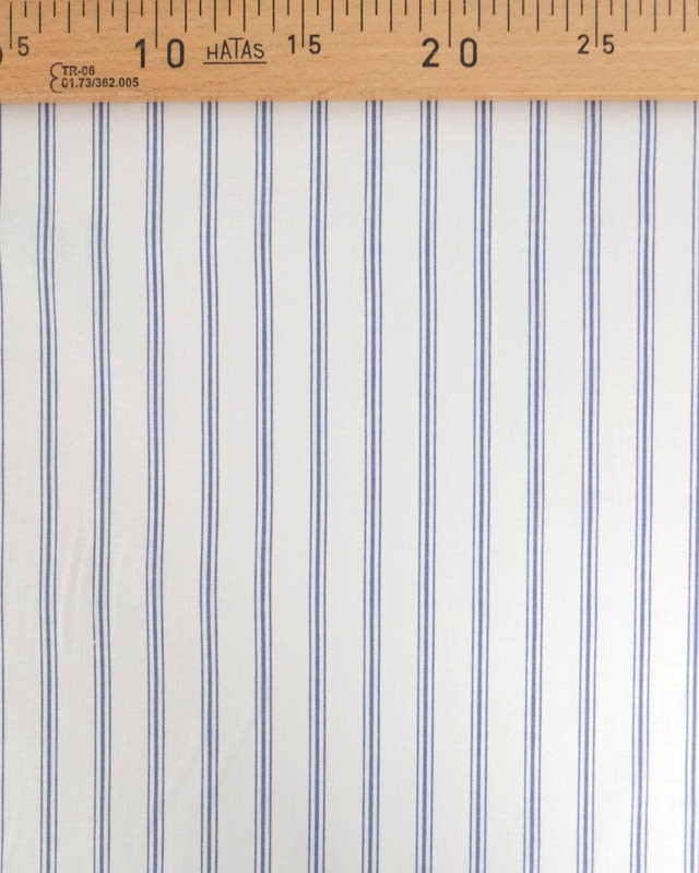 Tissu Coton Imprimé Regence Bleu - Mercerine