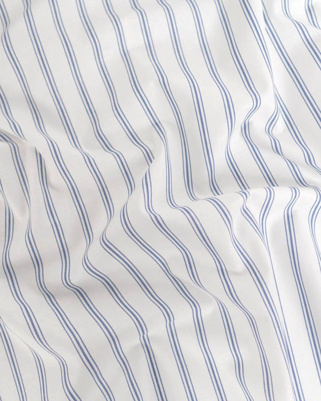 Tissu Coton Imprimé Regence Bleu - Mercerine