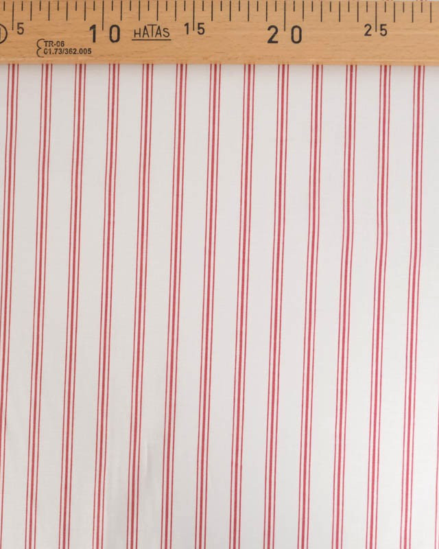 Coton Imprimé Regence Rouge - Mercerine