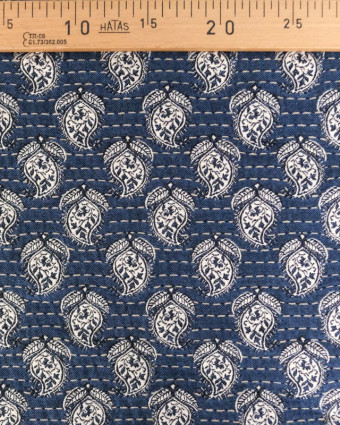 Tissu Jacquard Allover Bombay Jean - Mercerine