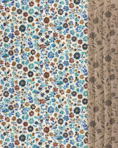 Tissu Matelassé Double Gaze Motif Printemps